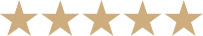 Five gold stars icon